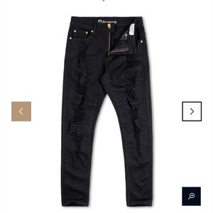 Argonaut Men's Ultra Slim Ripped Jeans